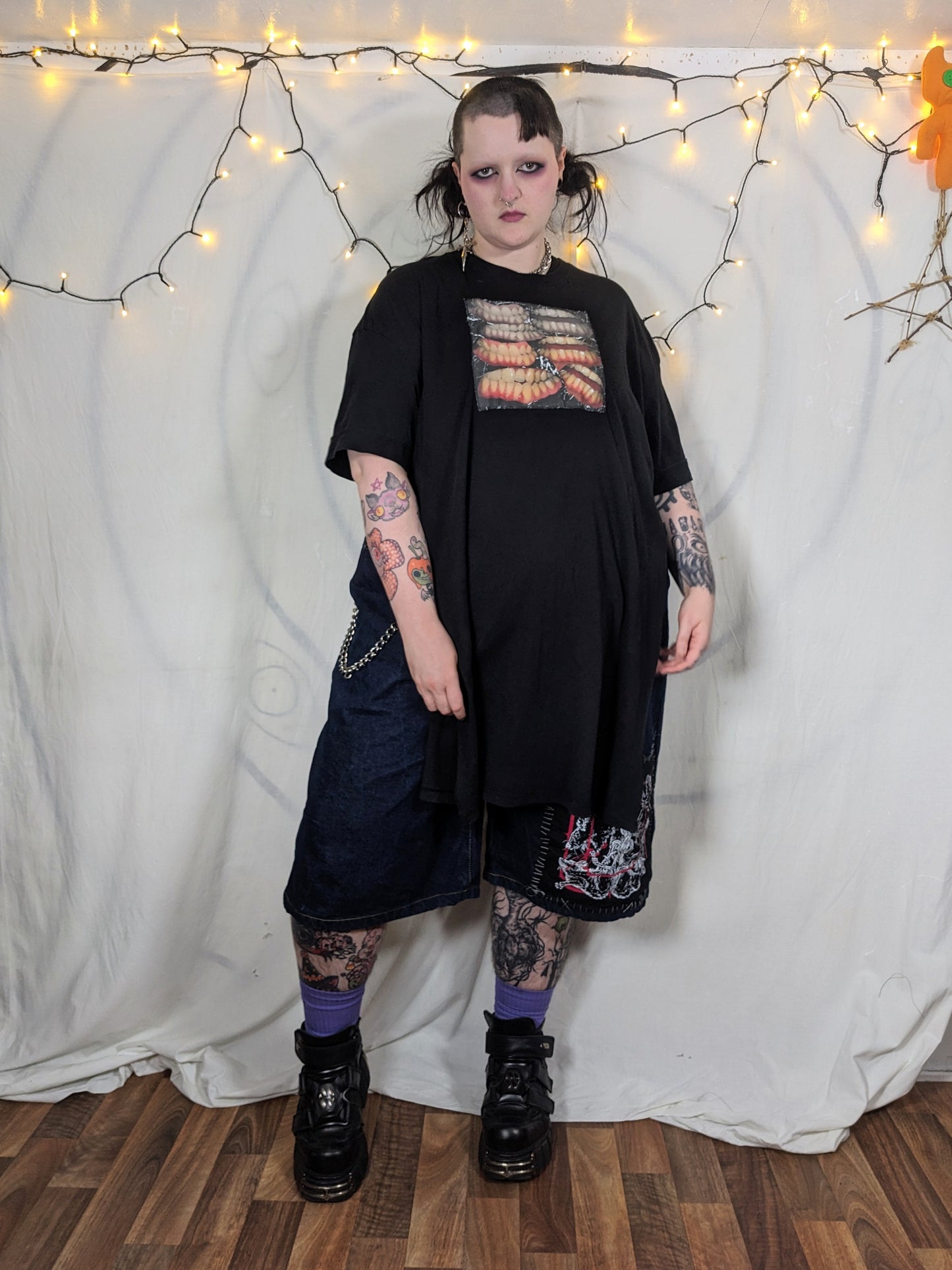 TEETH long t-shirt 3XL