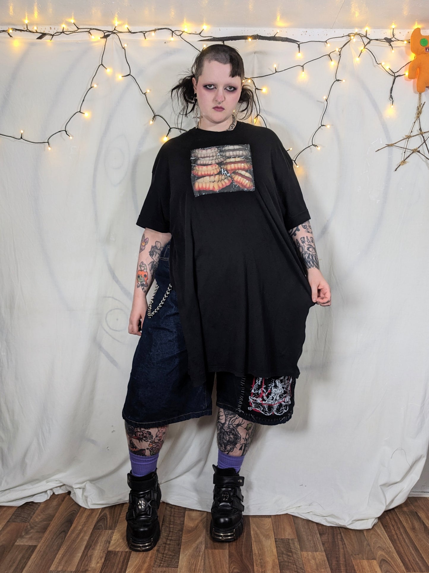 TEETH long t-shirt 3XL