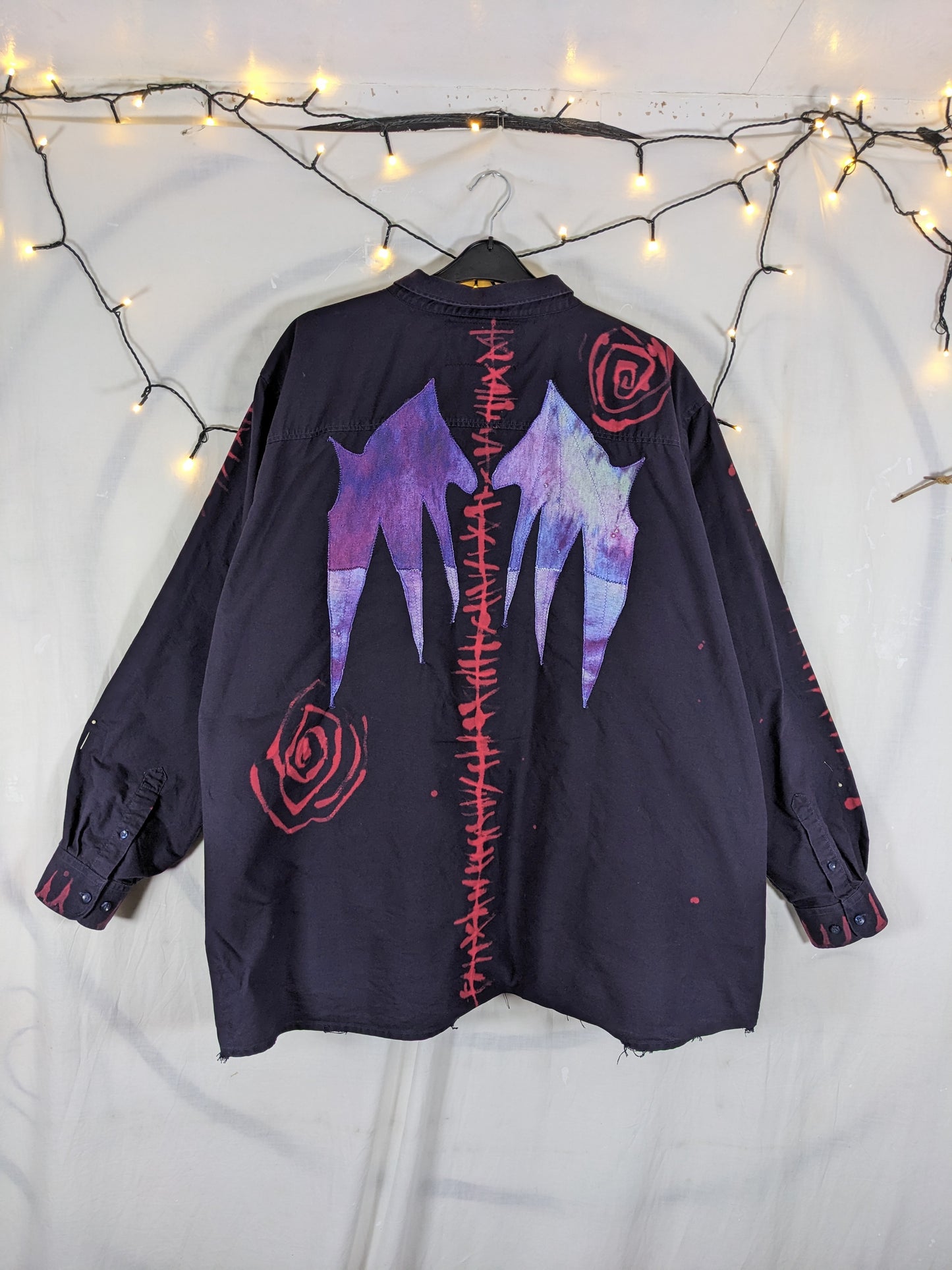 MAGENTA button up 6XL