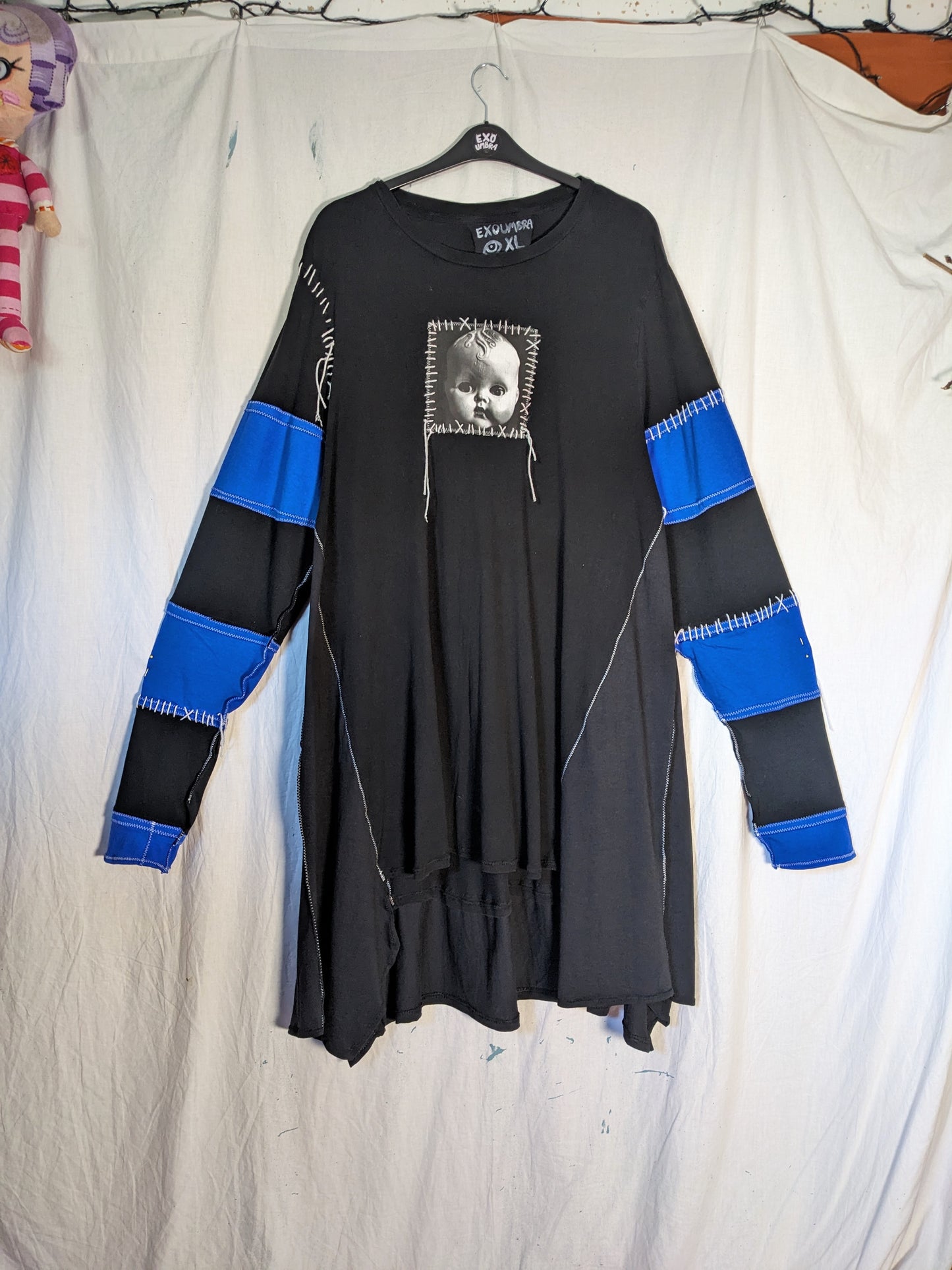 BLUE Long sleeve XL