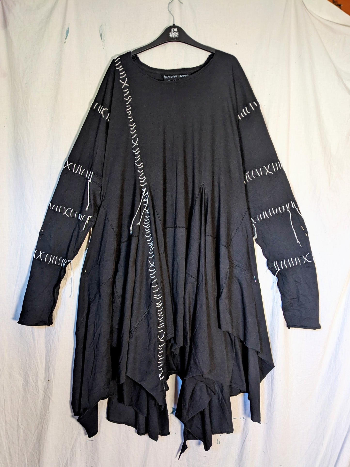 STITCHED Long sleeve dress XXL