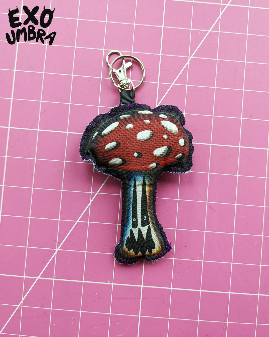 Mushroom Keyring