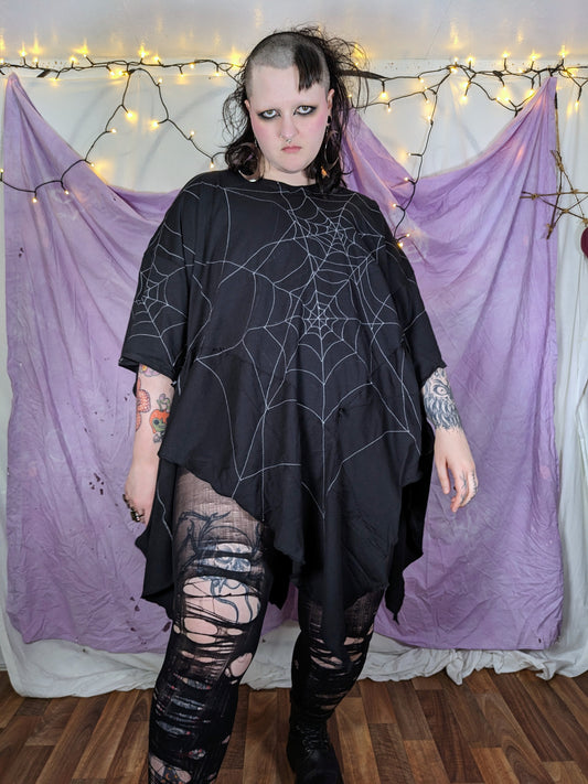 COBWEB t-shirt dress 6XL