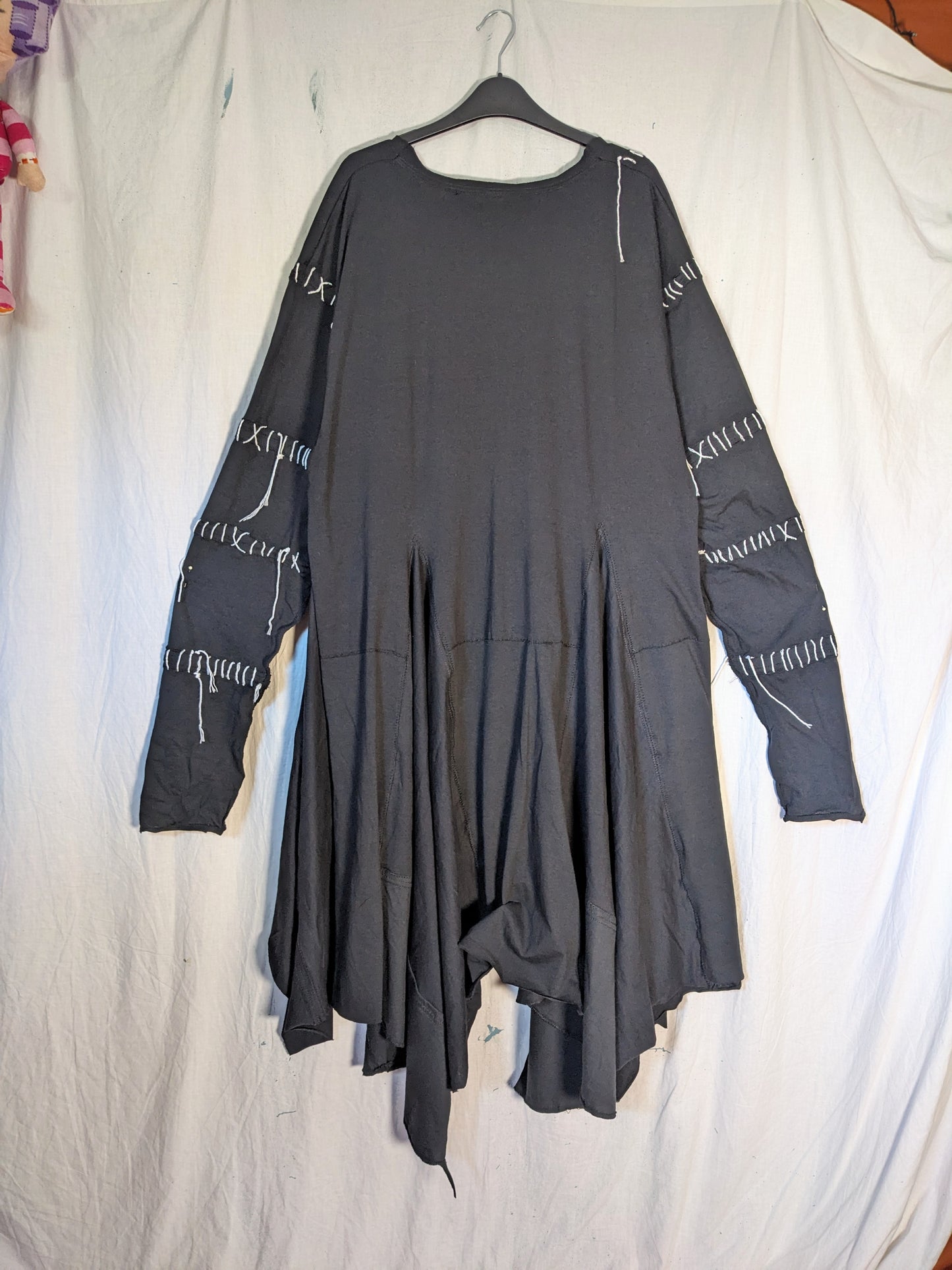 STITCHED Long sleeve dress XXL