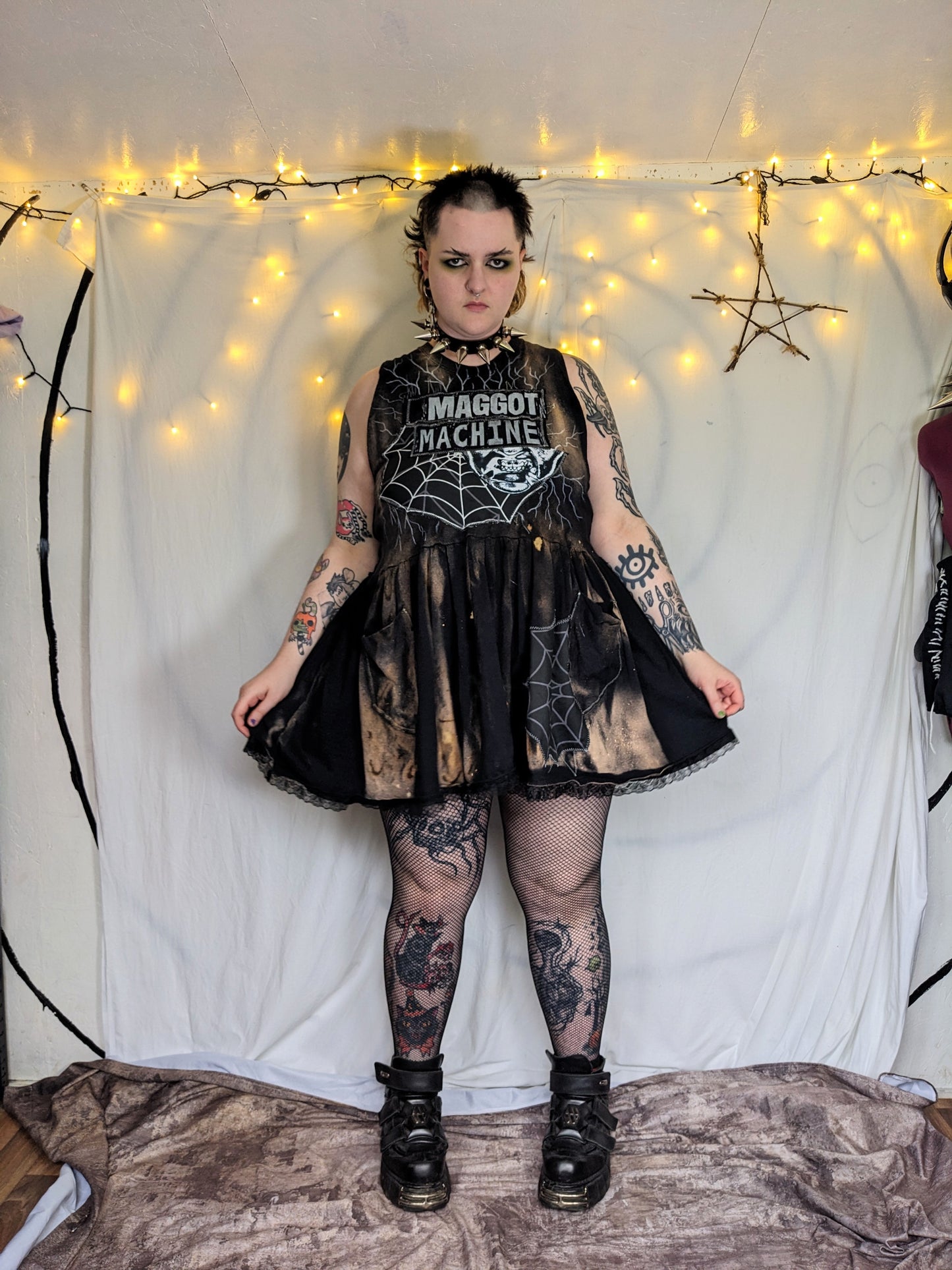 MAGGOT MACHINE dress XL