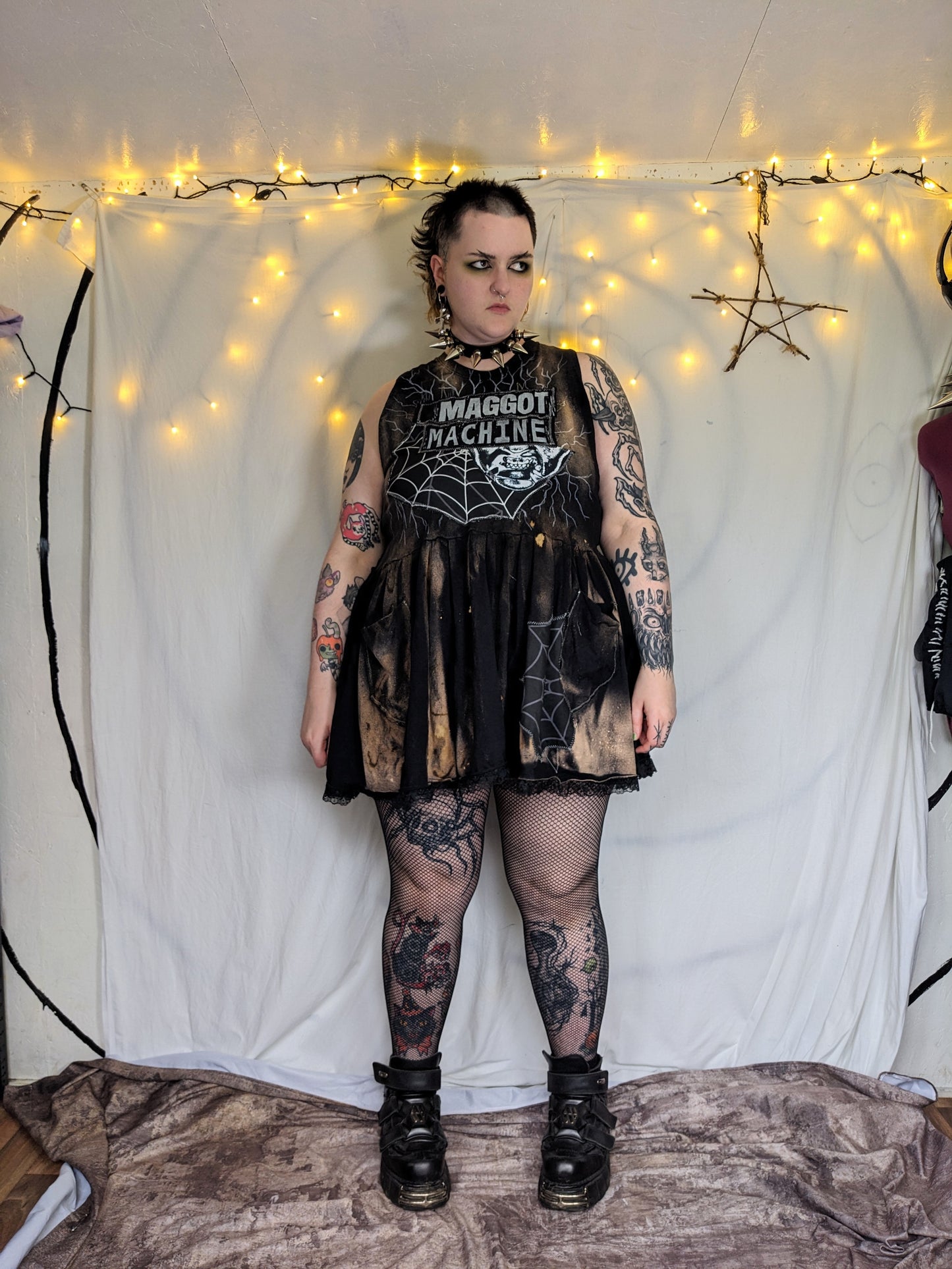 MAGGOT MACHINE dress XL