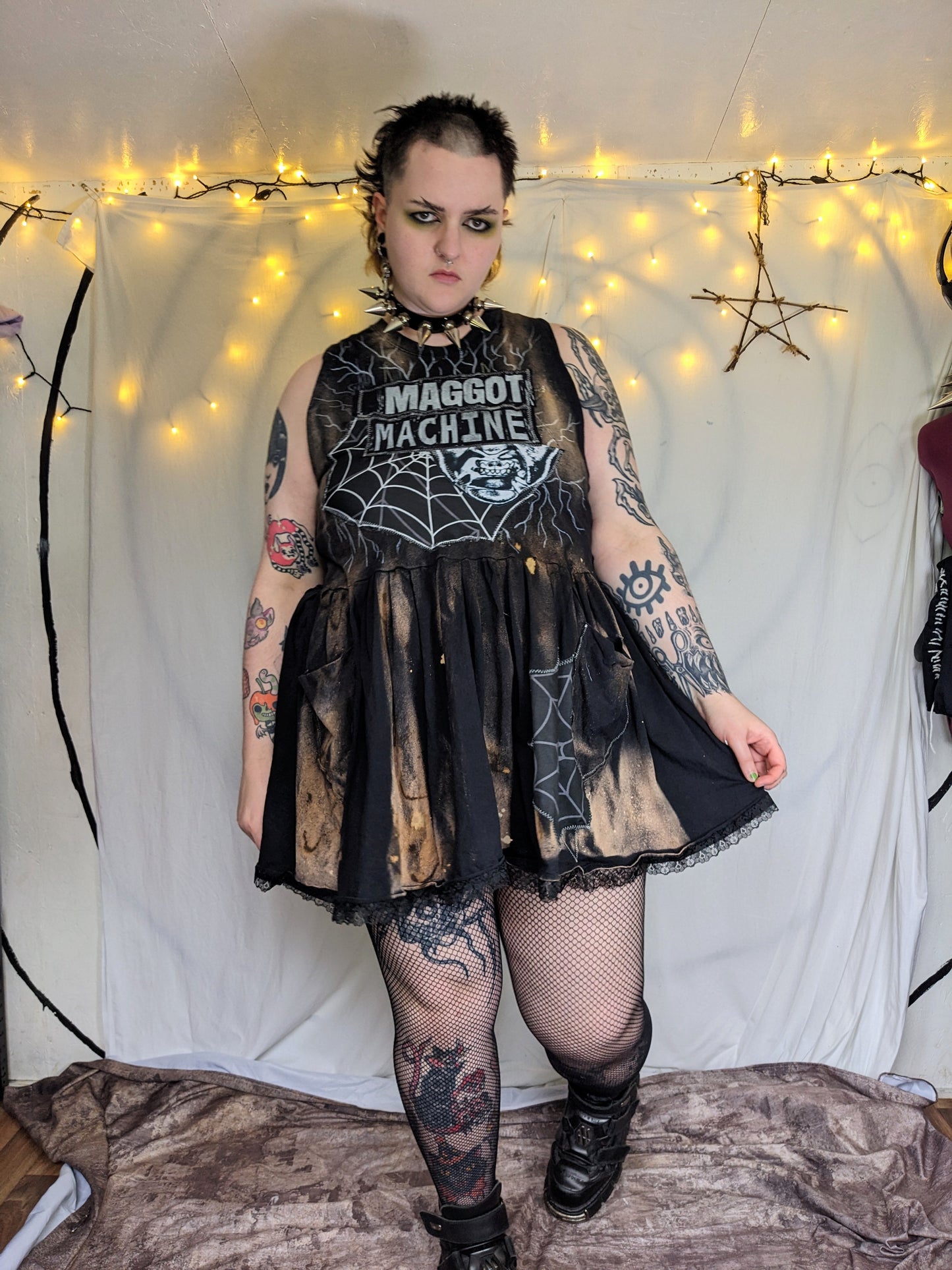 MAGGOT MACHINE dress XL