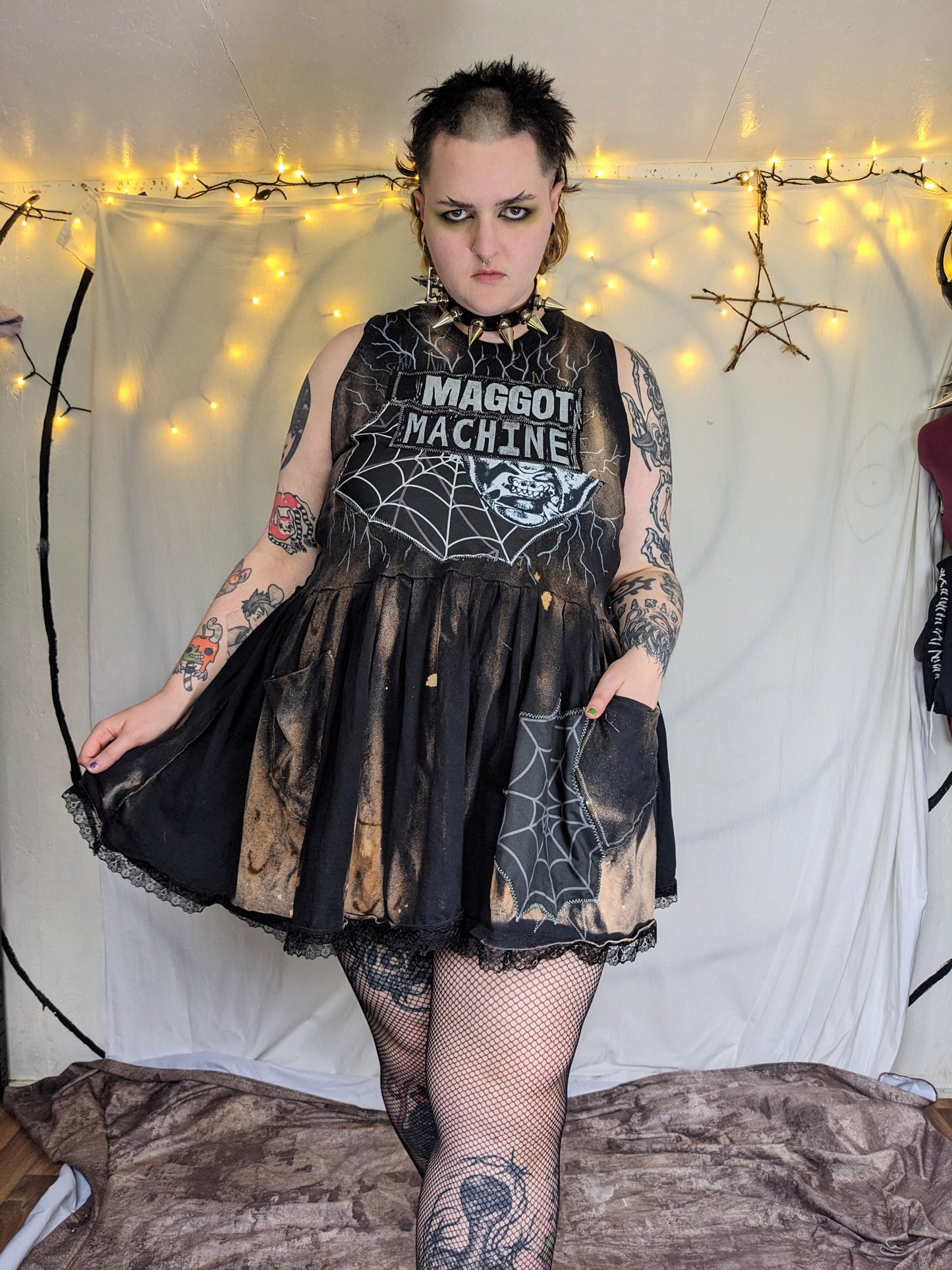 MAGGOT MACHINE dress XL