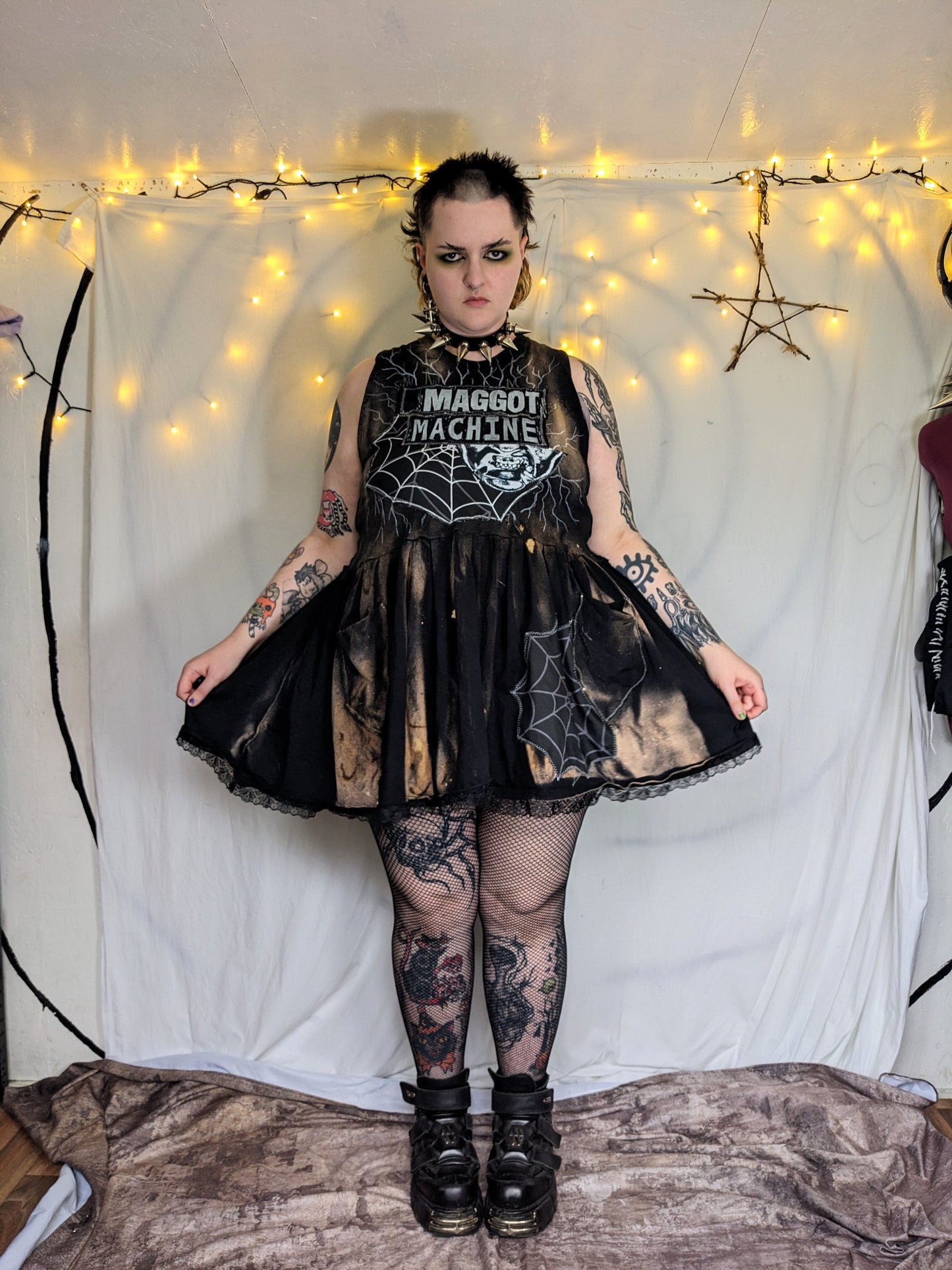 MAGGOT MACHINE dress XL