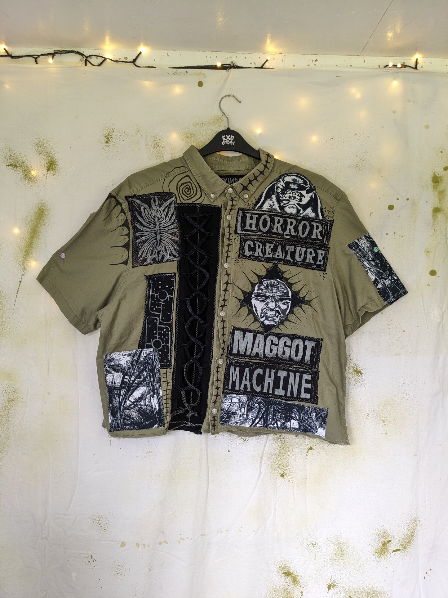 METAL FREAK button up crop XXL