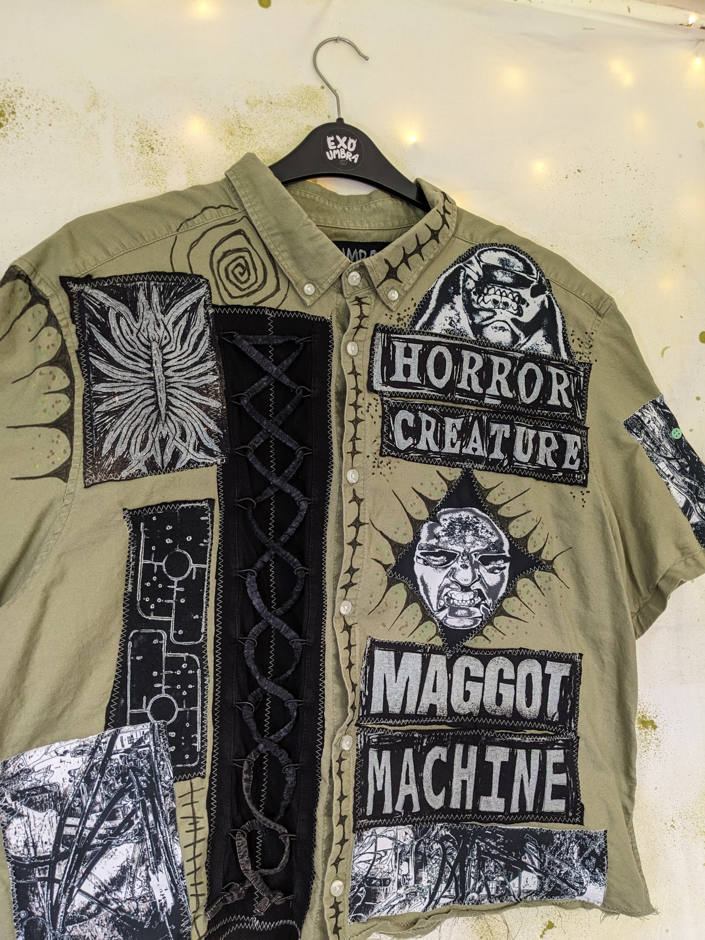 METAL FREAK button up crop XXL