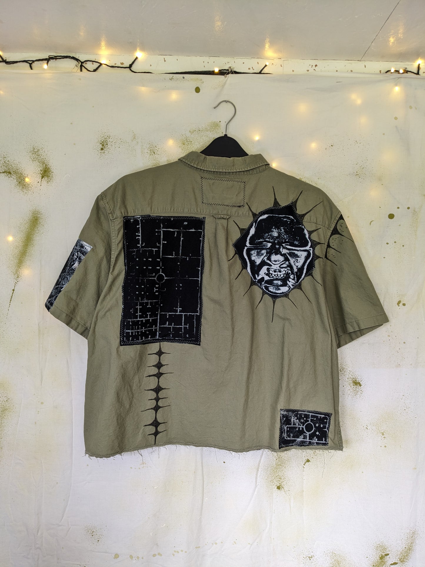 METAL FREAK button up crop XXL