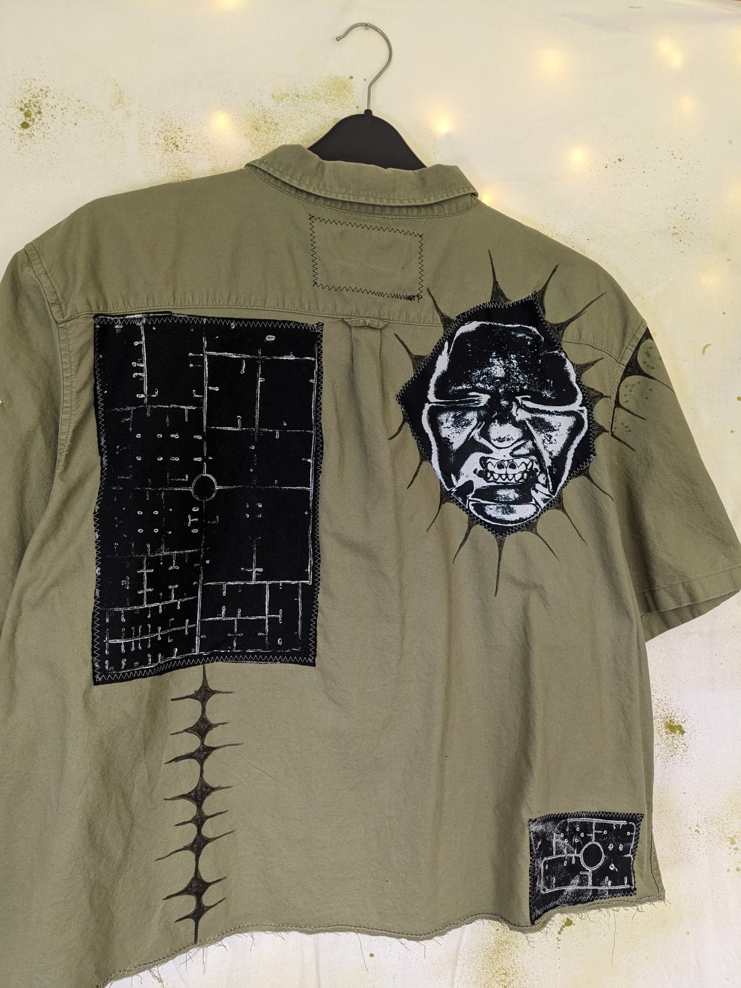 METAL FREAK button up crop XXL