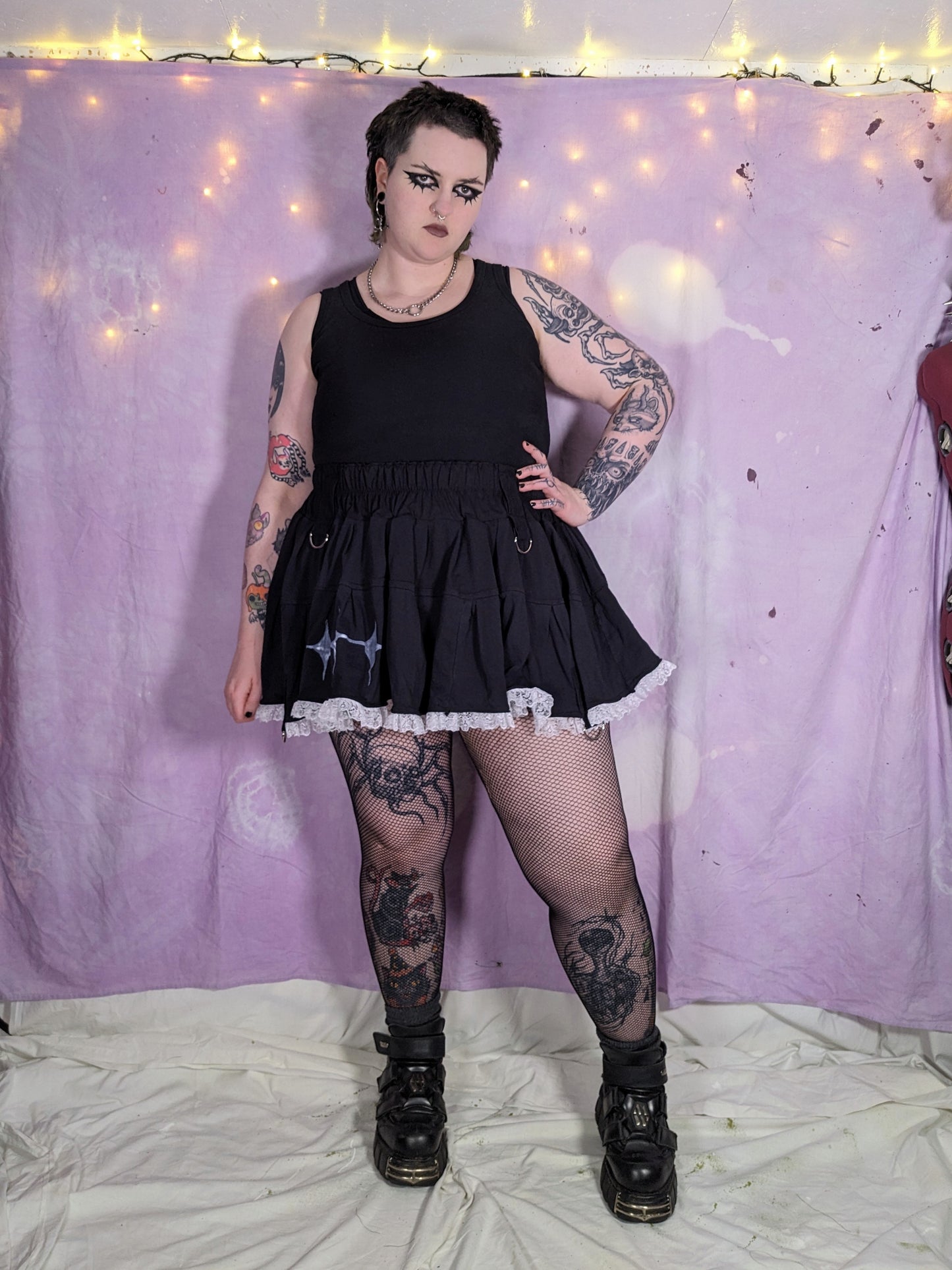 SPIKE lace skirt 45"-50" waist