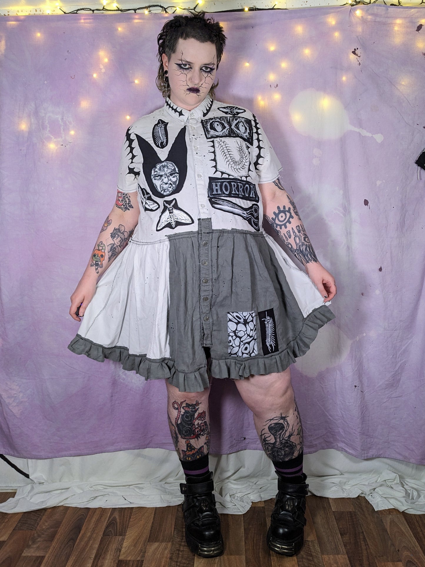 HORROR dress XXL