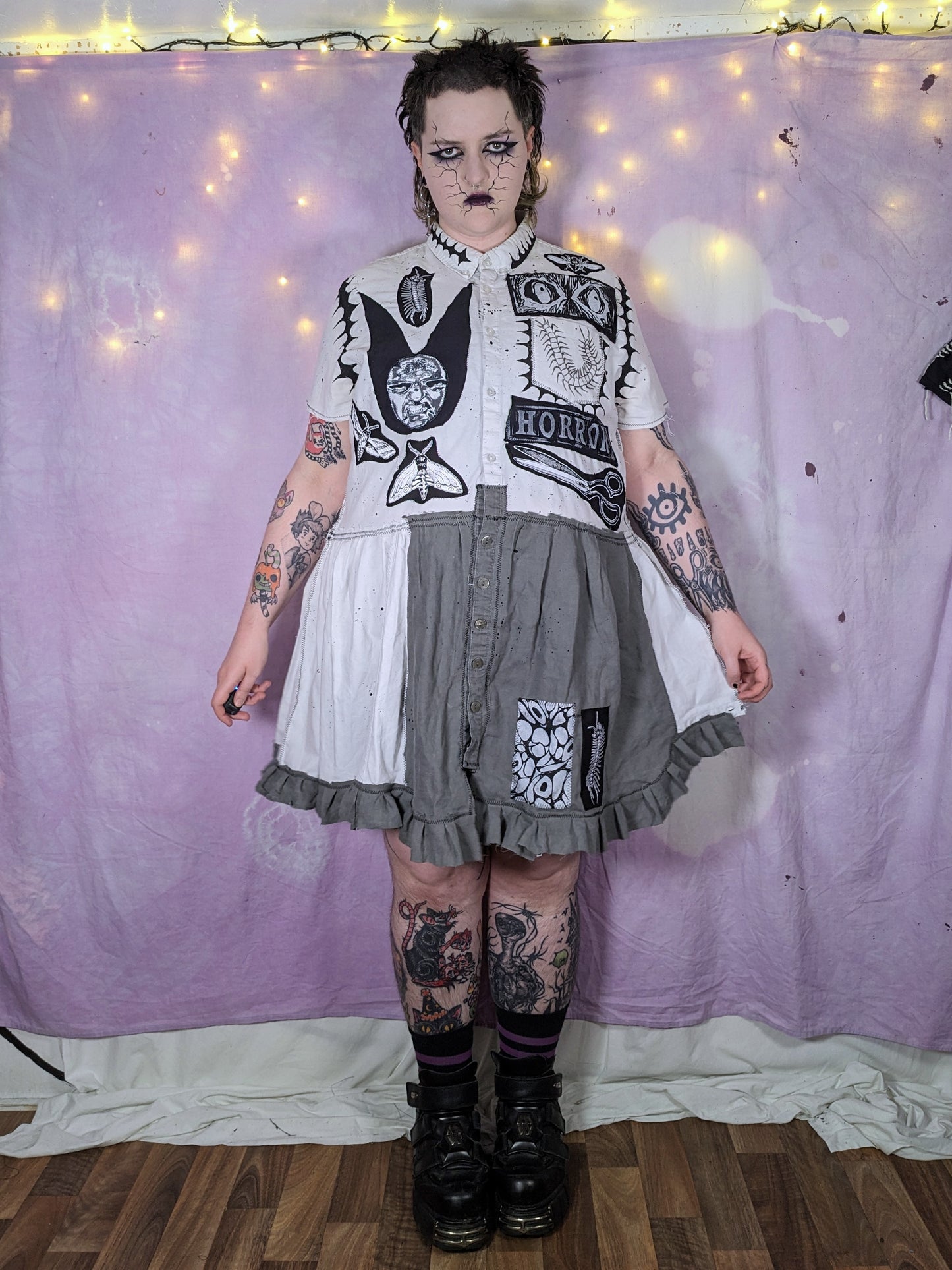 HORROR dress XXL