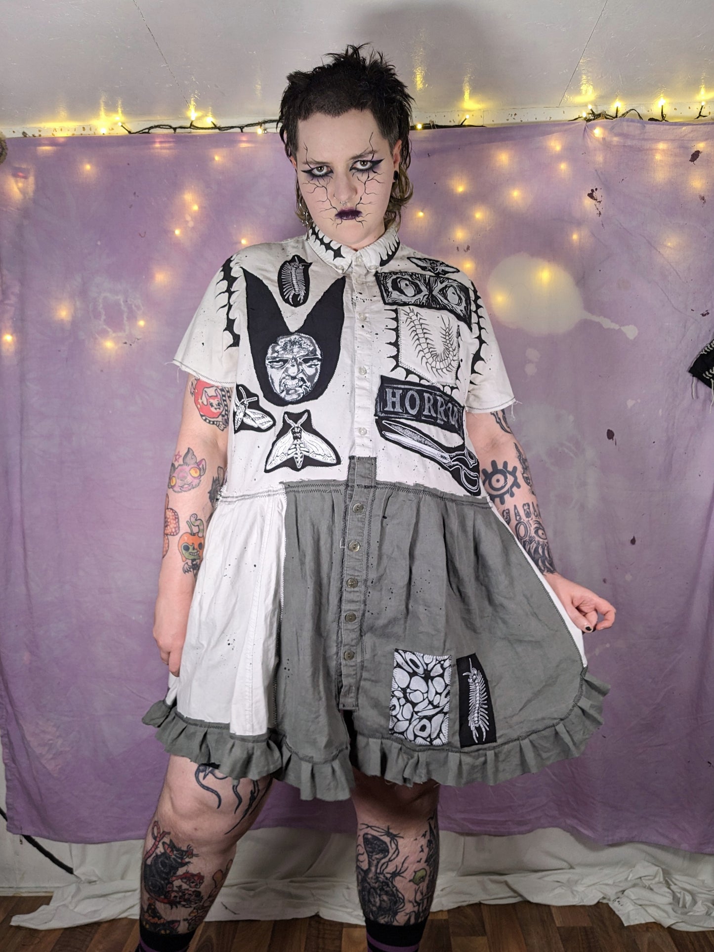 HORROR dress XXL