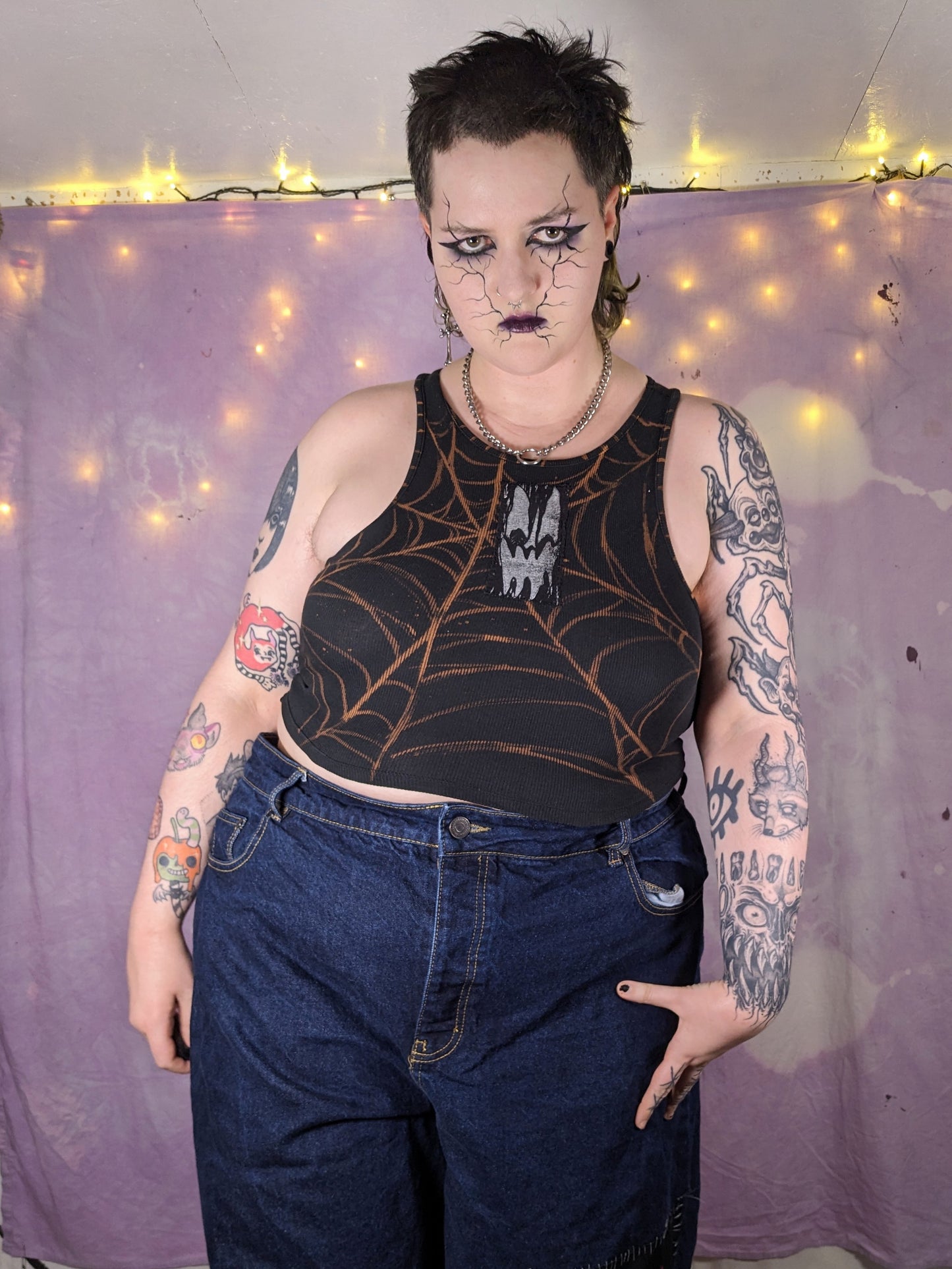 COBWEB tank top XL