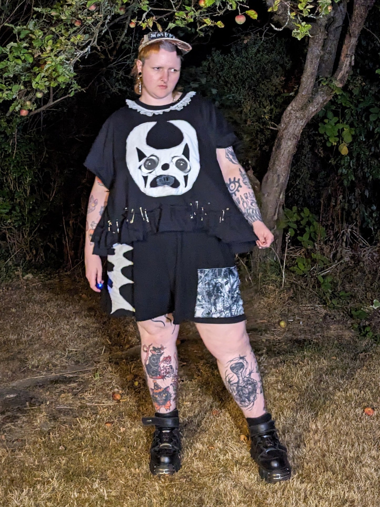 TERRIFIED CLOWN T-shirt 5XL