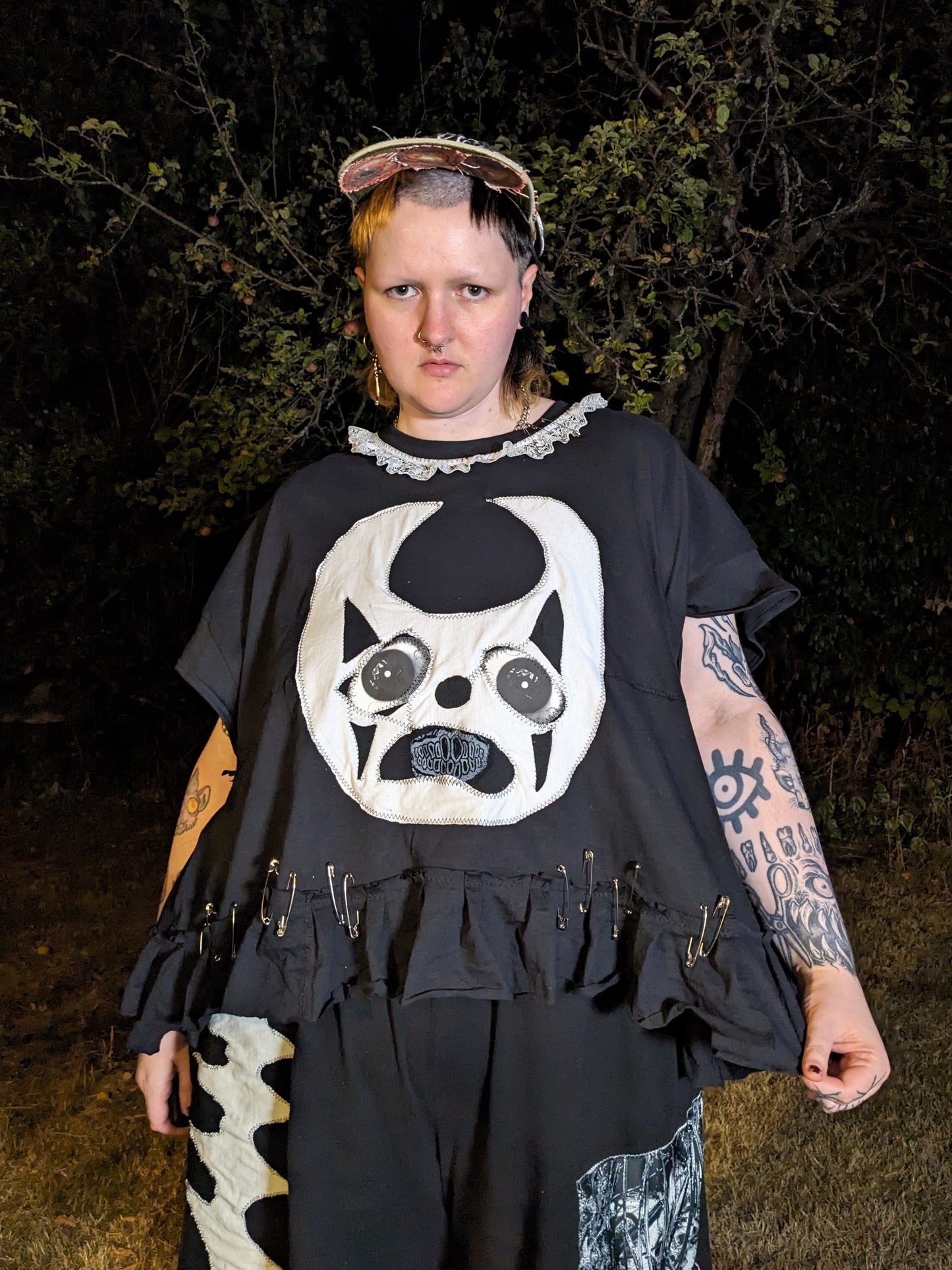 TERRIFIED CLOWN T-shirt 5XL