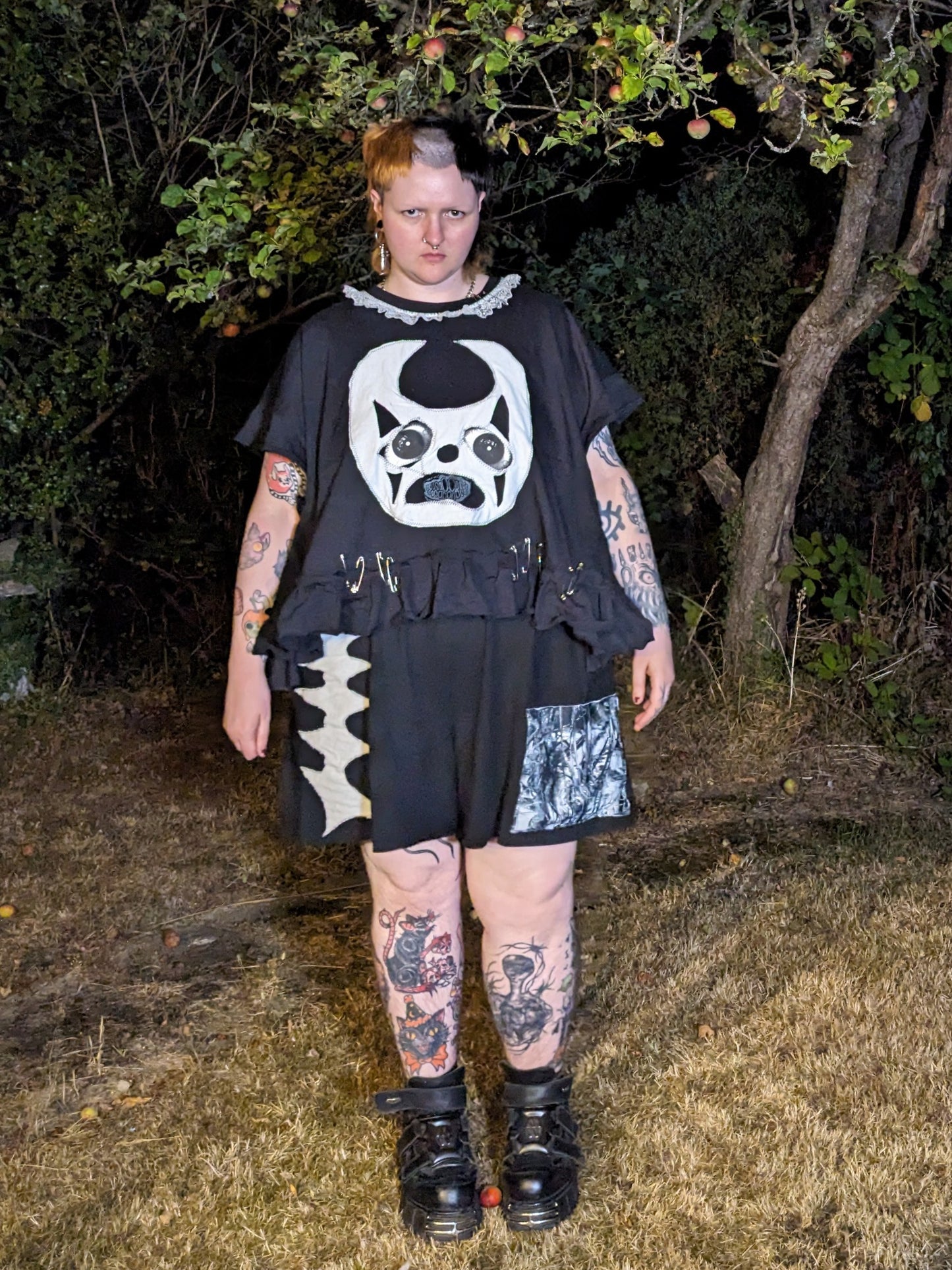 TERRIFIED CLOWN T-shirt 5XL
