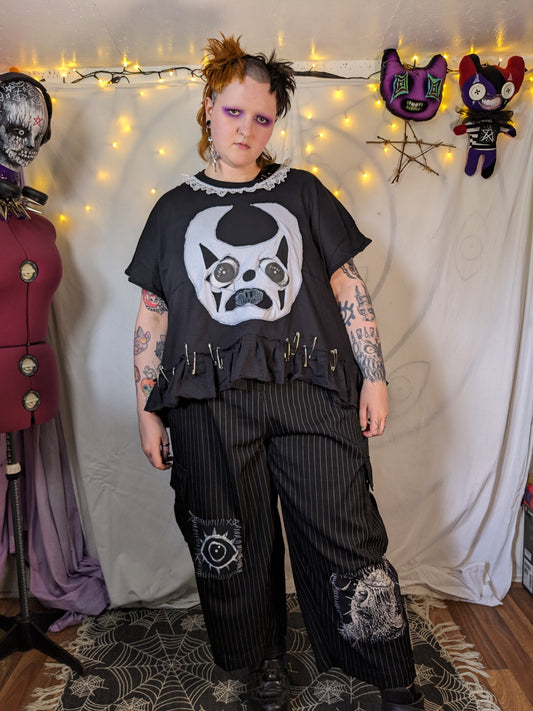 TERRIFIED CLOWN T-shirt 5XL