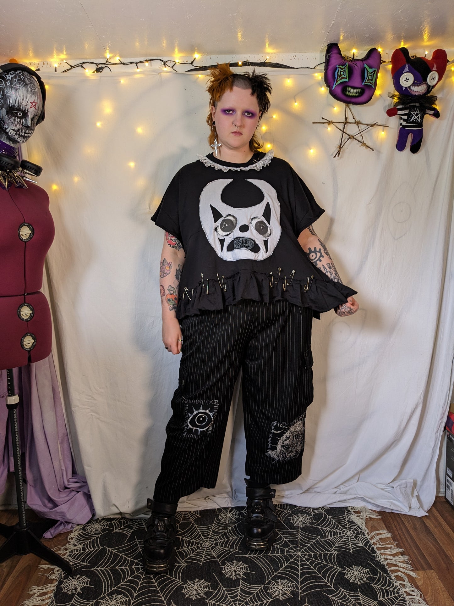 TERRIFIED CLOWN T-shirt 5XL