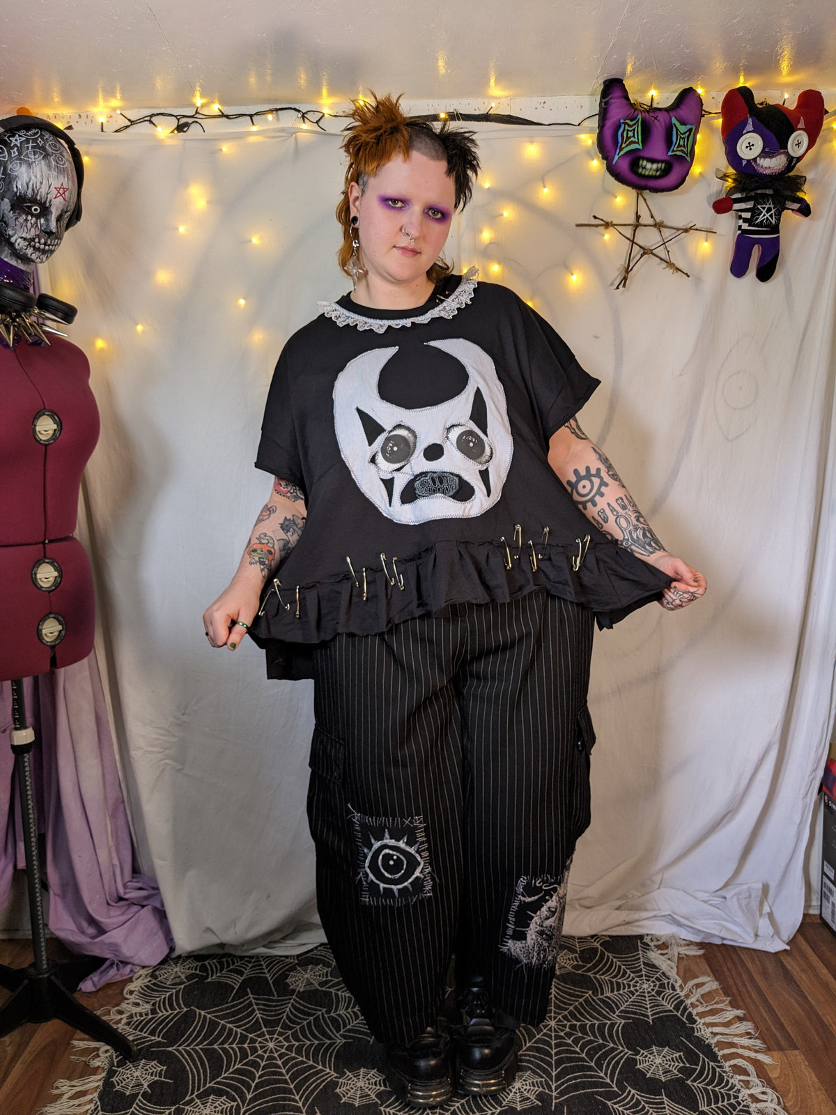 TERRIFIED CLOWN T-shirt 5XL
